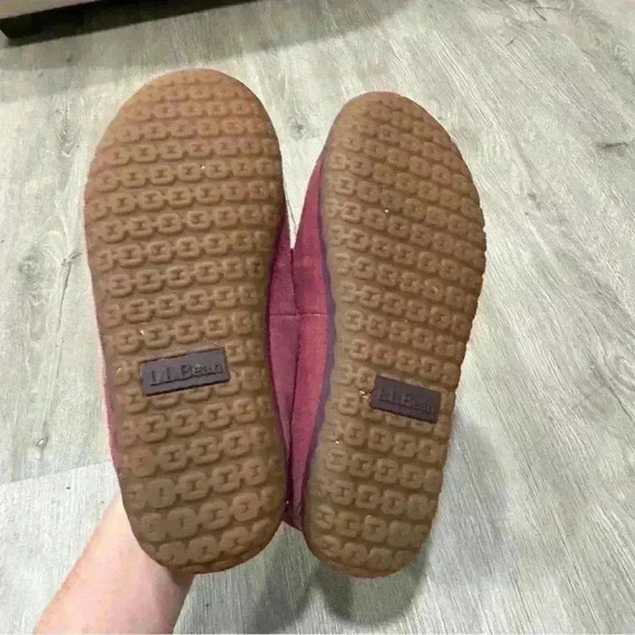 L.L. Bean Women’s Mountain Cranberry Red Purple Slippers Size 10 - Picture 5 of 7